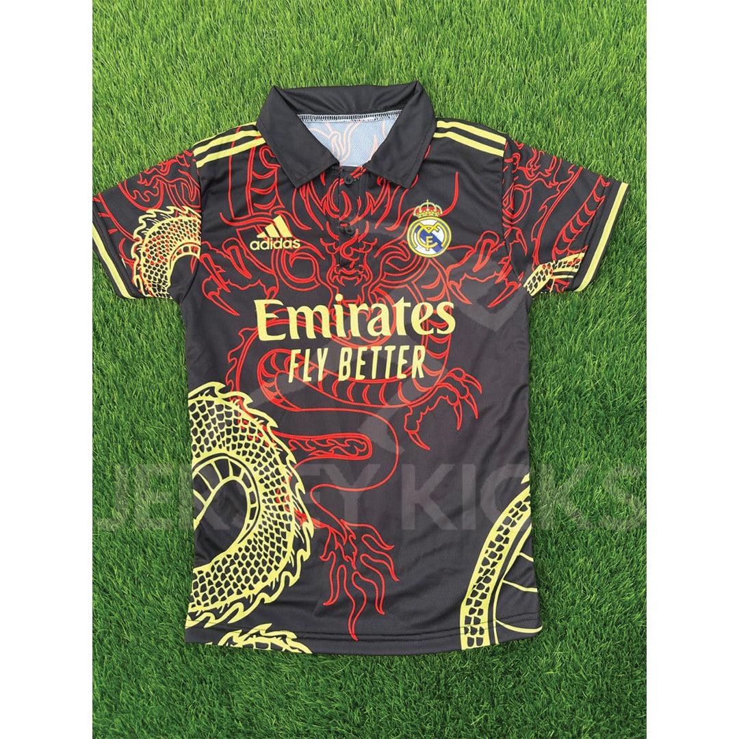Real Madrid Black/Red Dragon Jersey