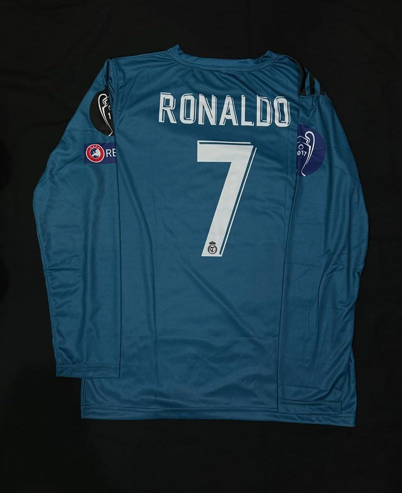 REAL MADRID 2017 RONALDO 7 SHIRT BLUE