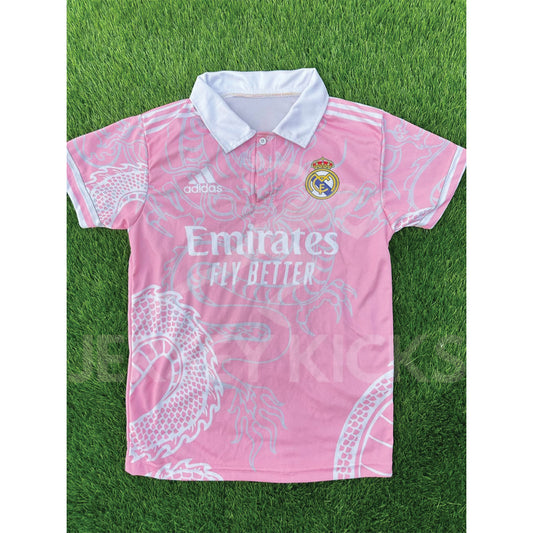 Real Madrid Pink Dragon Jersey