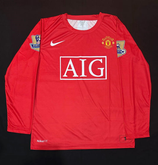 MAN UNITED 2007/08 RONALDO 7 SHIRT RED