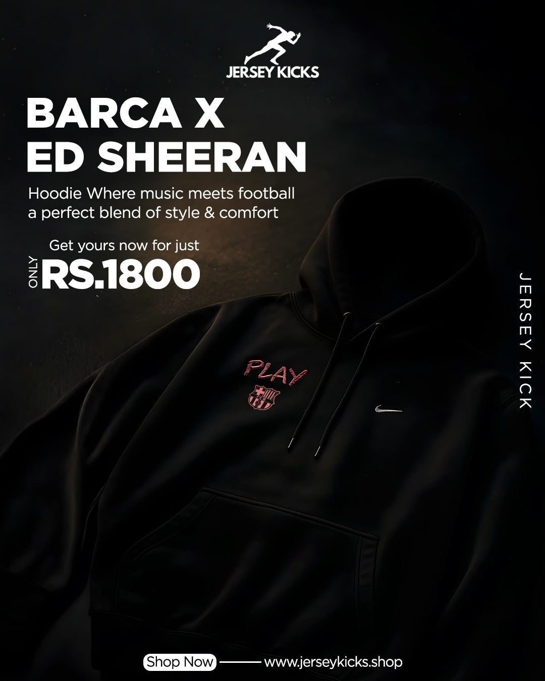 BARCA X ED SHEERAN HOODIE
